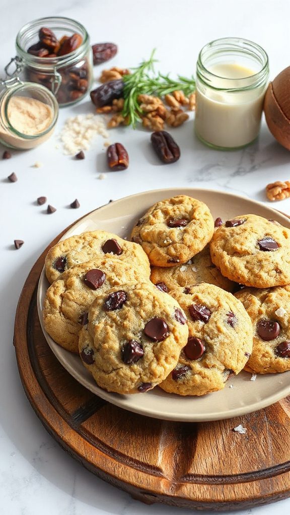 healthy chocolate chip cookies