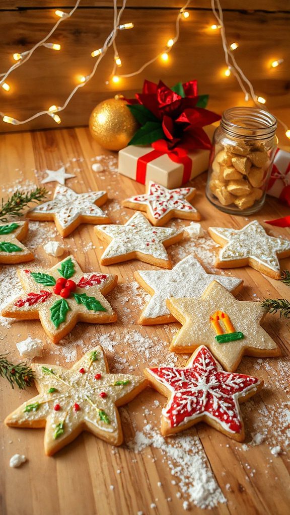 holiday sugar cookie stars holiday sugar cookie stars