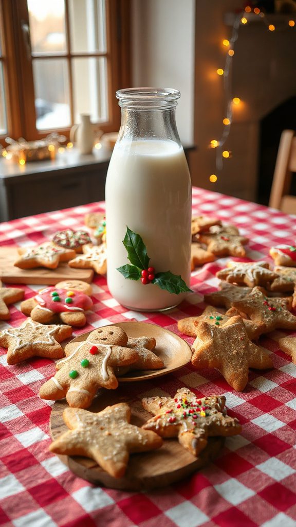 holiday table linen creation