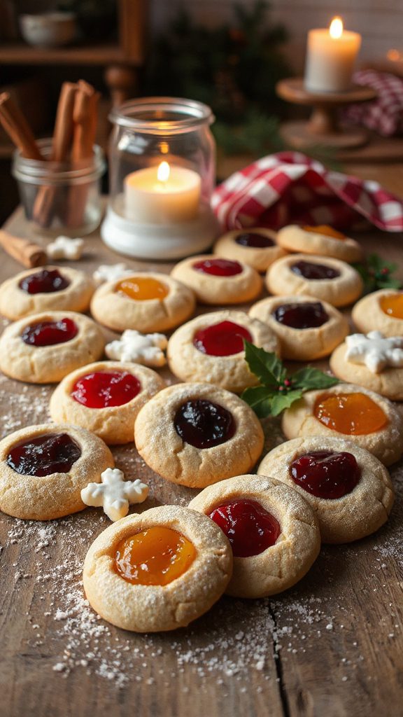 holiday thumbprint cookies recipe