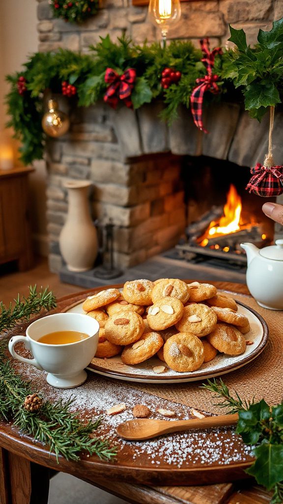 honey almond crisp cookies