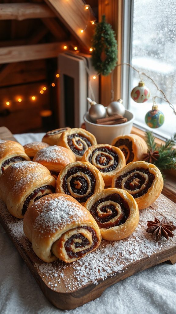 hungarian christmas nut rolls
