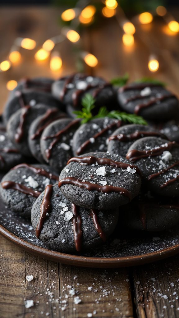 indulgent dark chocolate cookies