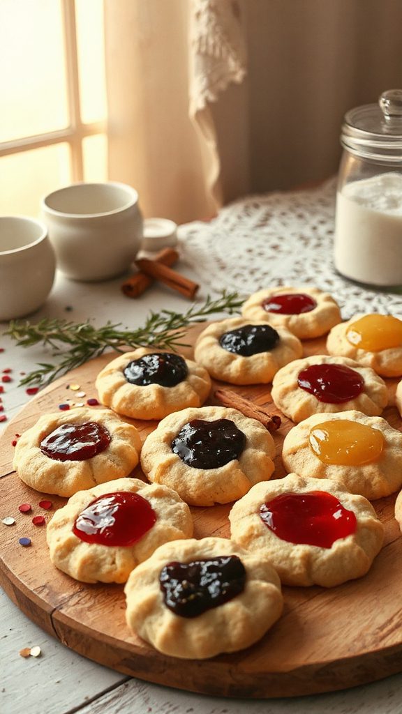 jam filled holiday cookies recipe