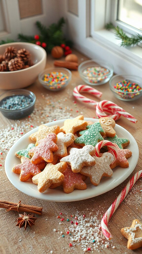 joyful candy cane cookies