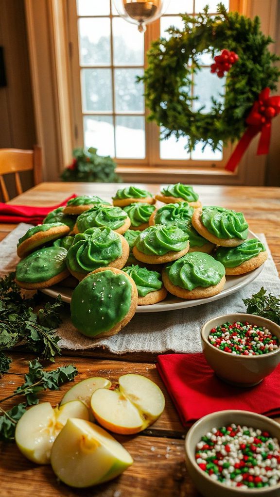 kale and apple cookies
