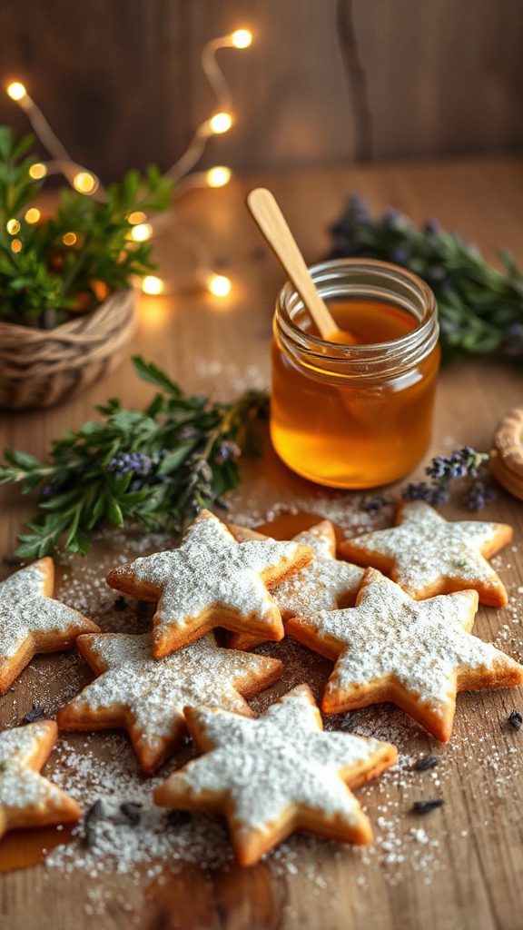 lavender thyme honey cookies