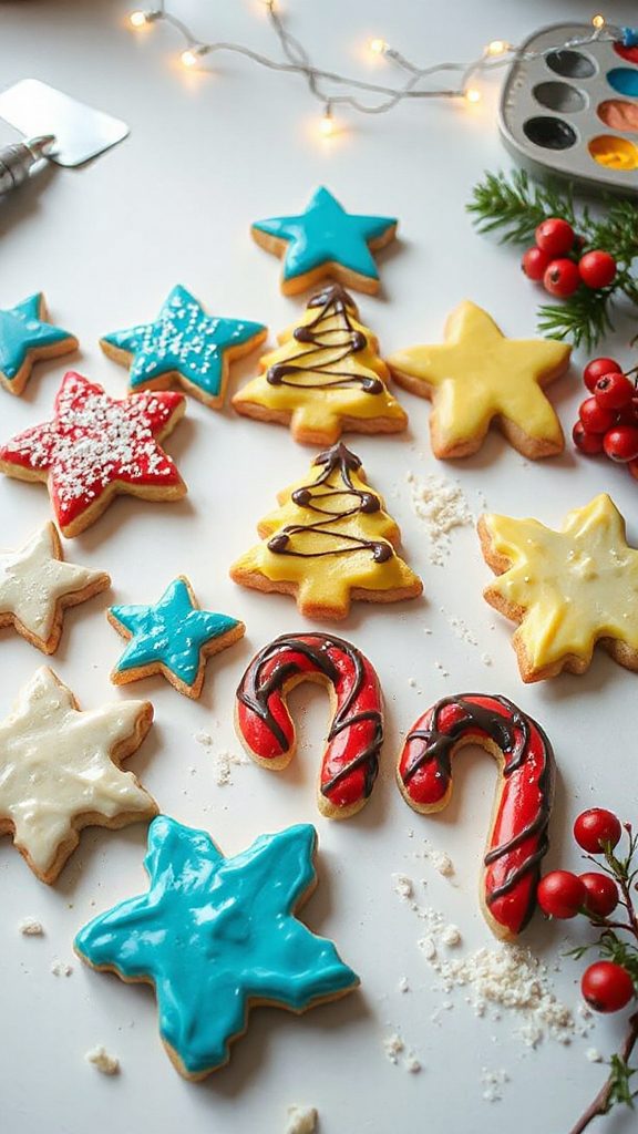 layering cookie icing technique