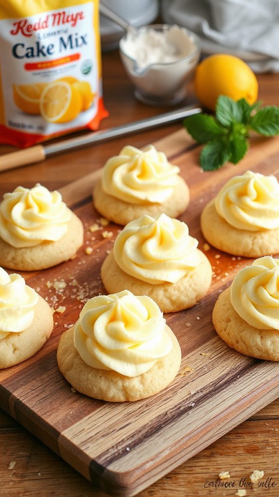 lemon cake mix cookies