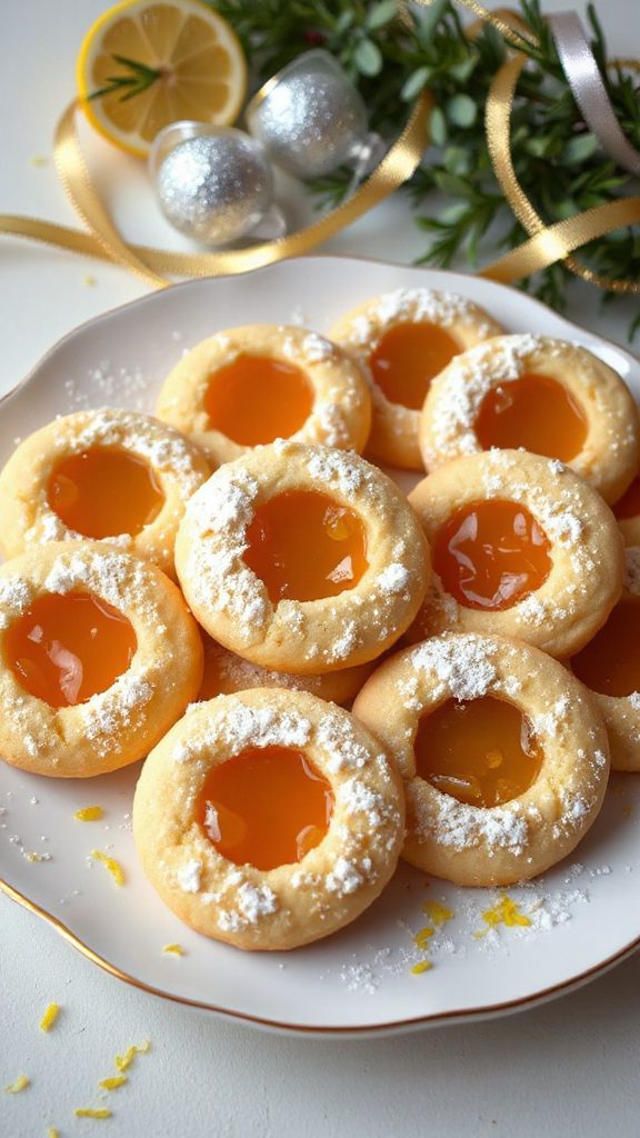lemon cookies citrus marmalade