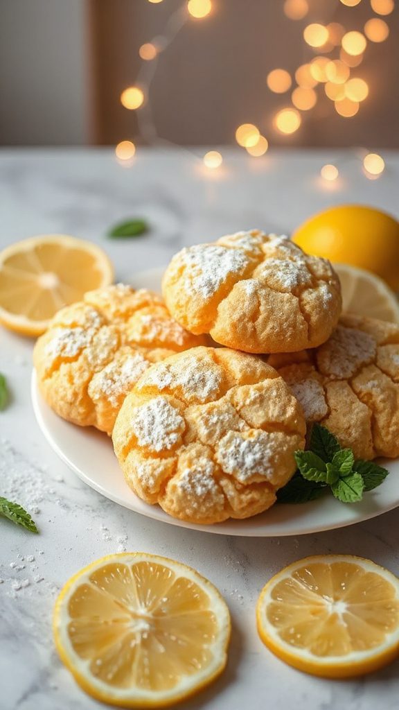 lemon crinkle cookies recipe