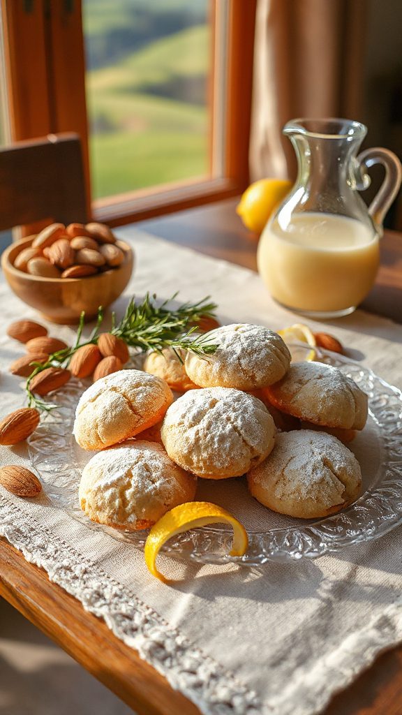 lemon flavored almond cloud cookies lemon flavored almond cloud cookies
