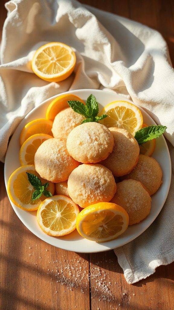 lemon flavored sugar cookies