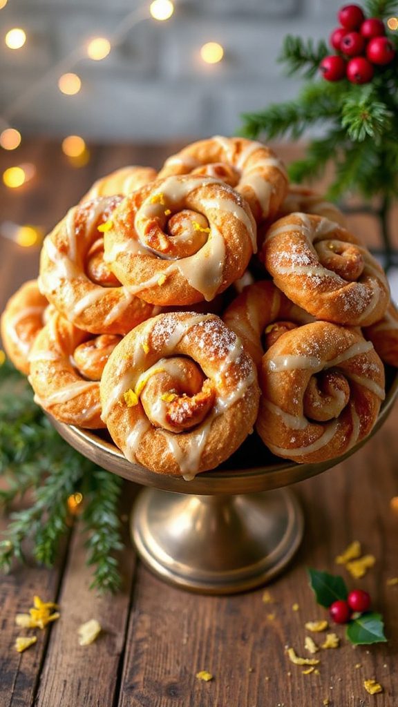 lemon glaze twisted kringle
