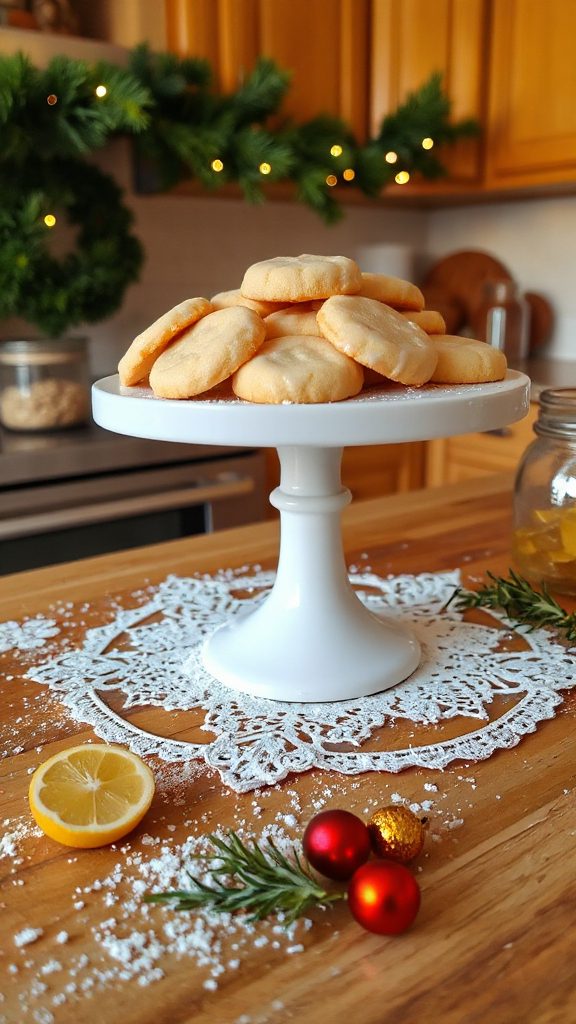 lemon glazed buttery cookies