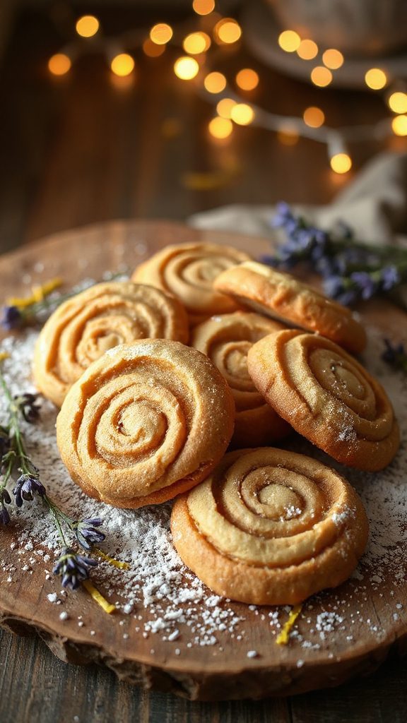 lemon lavender tahini cookies