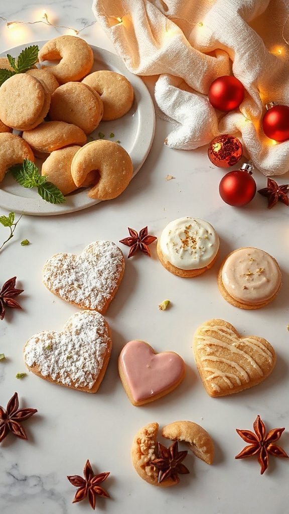 lemon rosewater sugar cookies