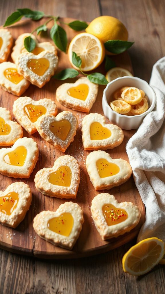 lemon verbena sandwich cookies