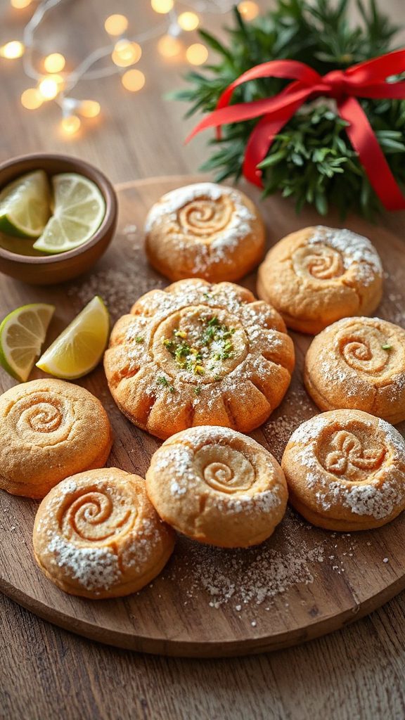 lemongrass lime shortbread cookies