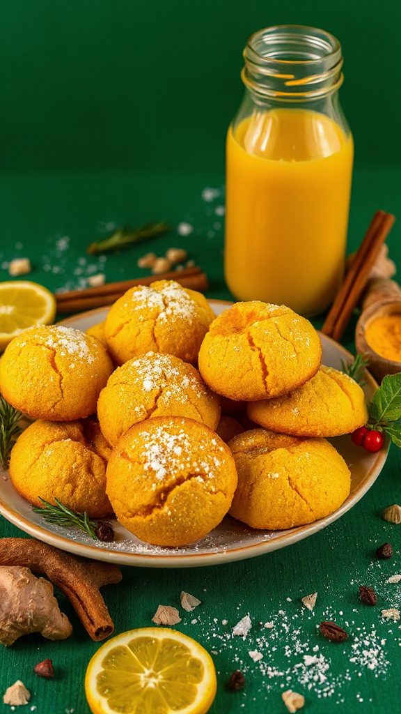 lemony turmeric sugar cookies