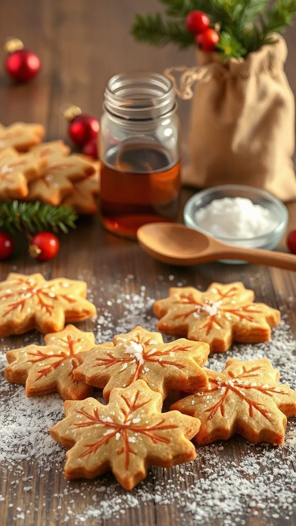maple infused sugar cookies