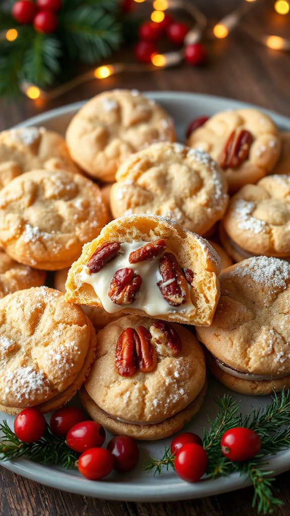 maple pecan pie cookies