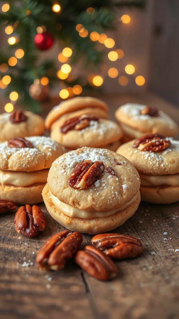 maple pecan praline cookies