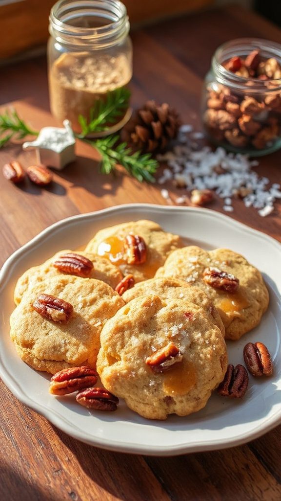 maple pecan shortbread delight