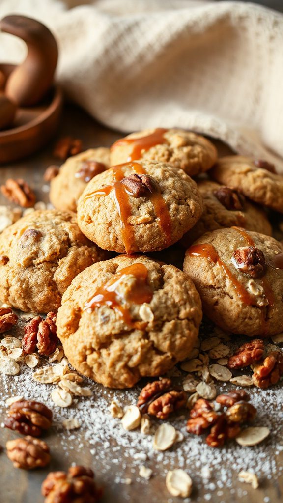 maple walnut oatmeal cookies