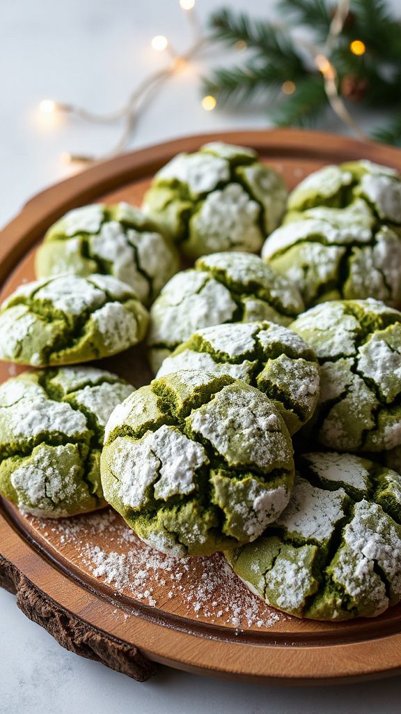 matcha crinkle cookie recipe