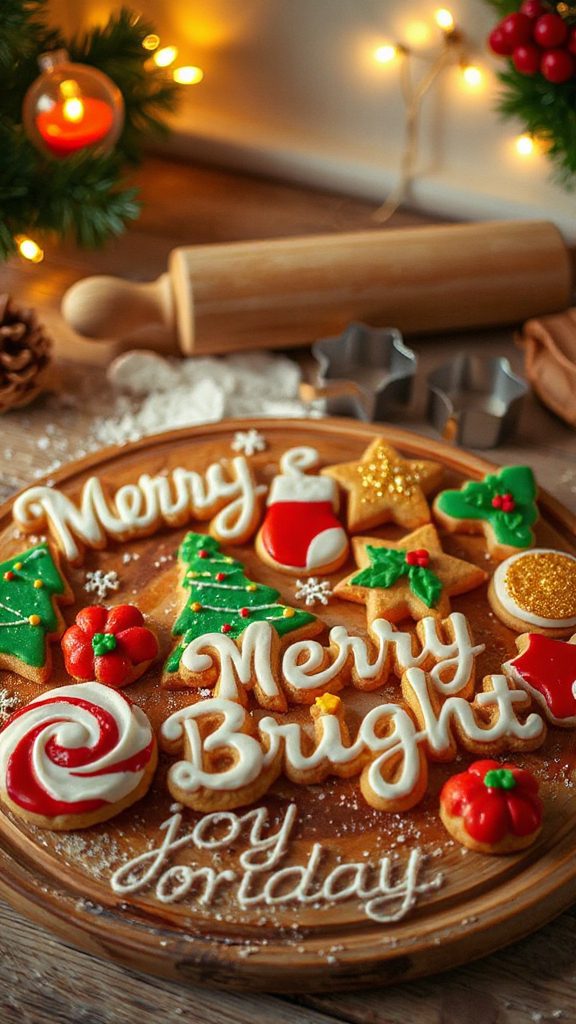 merry bright cookies