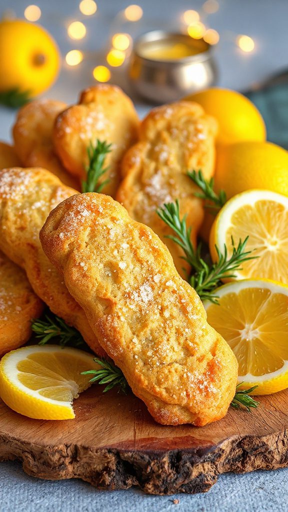 meyer lemon almond biscotti