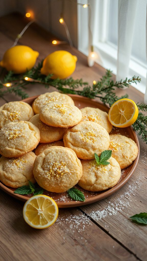 meyer lemon flavored cookies