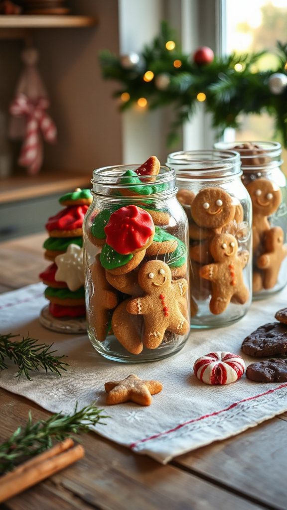 mini cookie mason jars