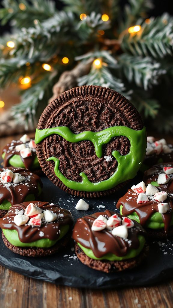 minty chocolate cookie delight