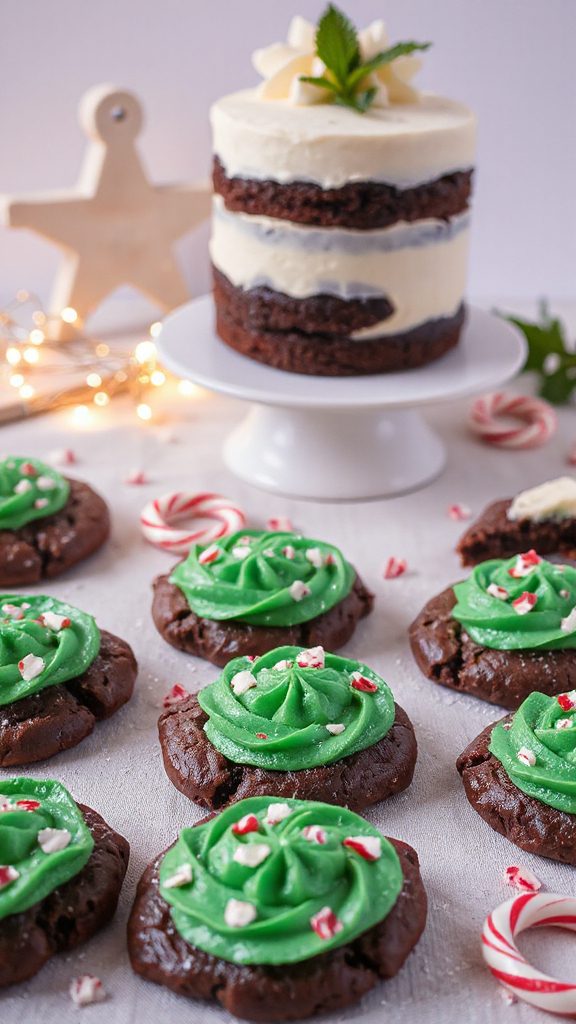 minty chocolate holiday cookies minty chocolate holiday cookies