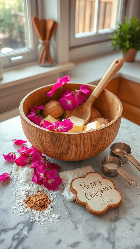 mixing fragrant cookie dough mixing fragrant cookie dough