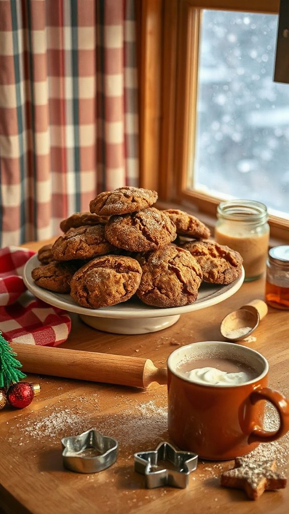molasses cookies holiday treat