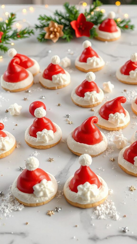 mrs claus bonnet cookies