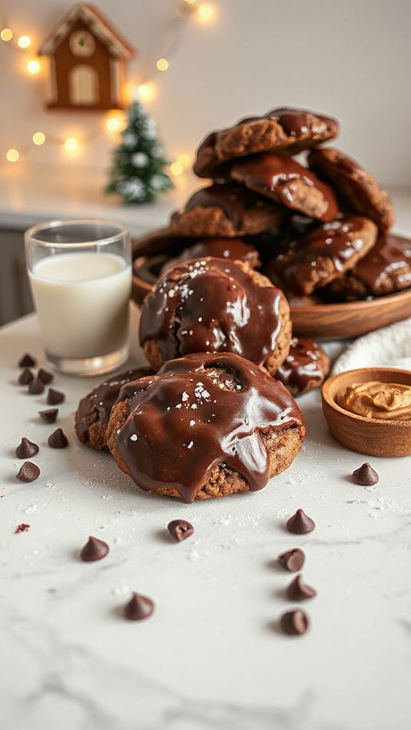 no bake chocolate peanut butter cookies