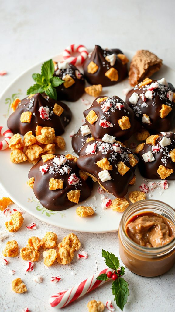 no bake chocolate peanut treats