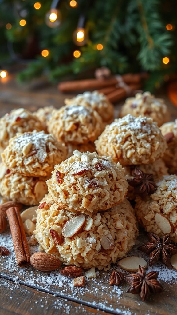 no bake coconut almond cookies