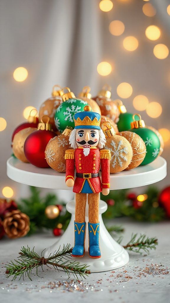 nutcracker shaped holiday cookies