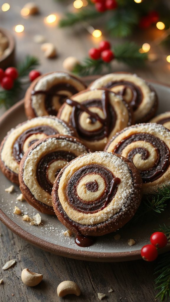 nutella hazelnut swirl cookies