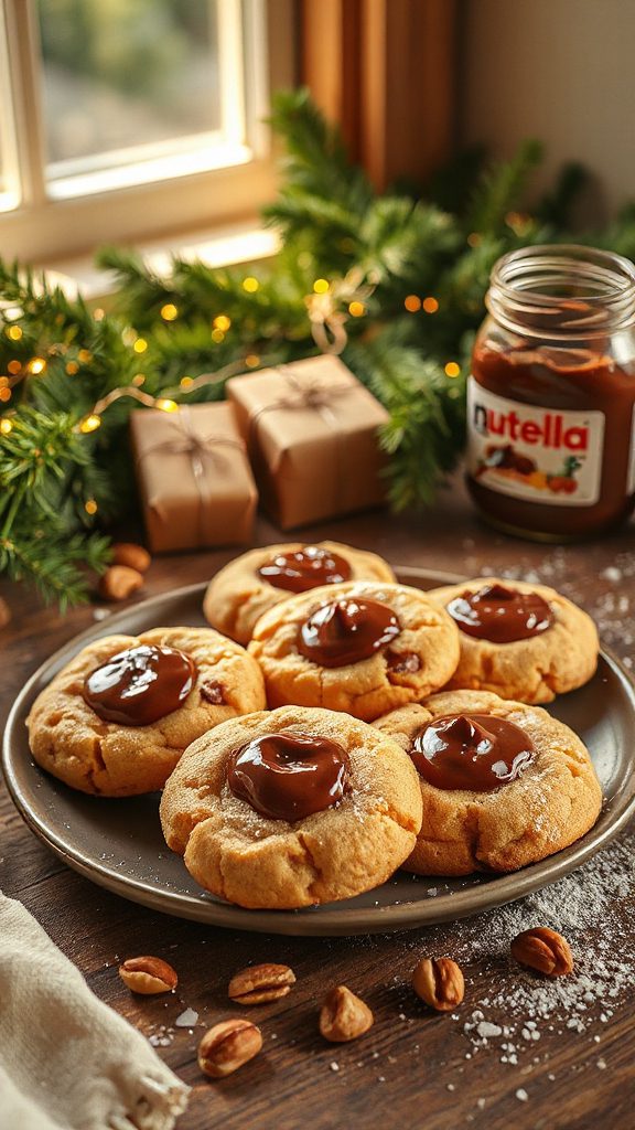 nutella peanut butter cookies recipe