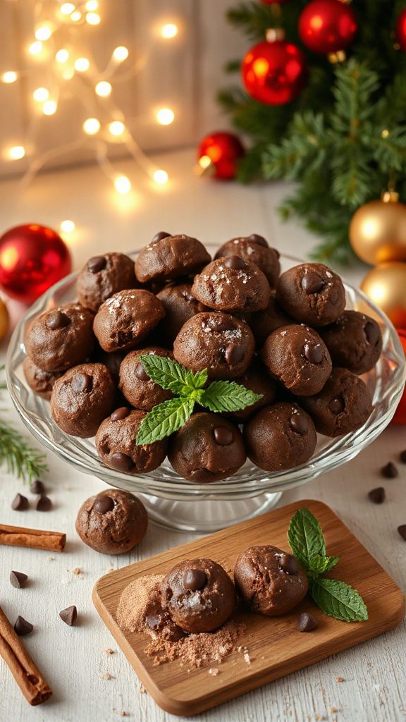 nutritious chocolate protein bites