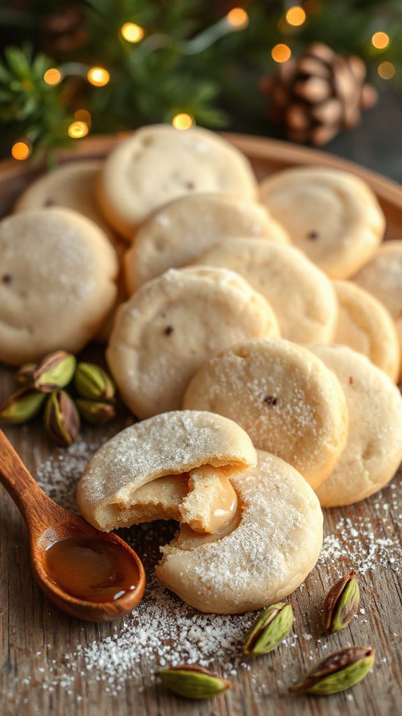 nutty cardamom tahini shortbread