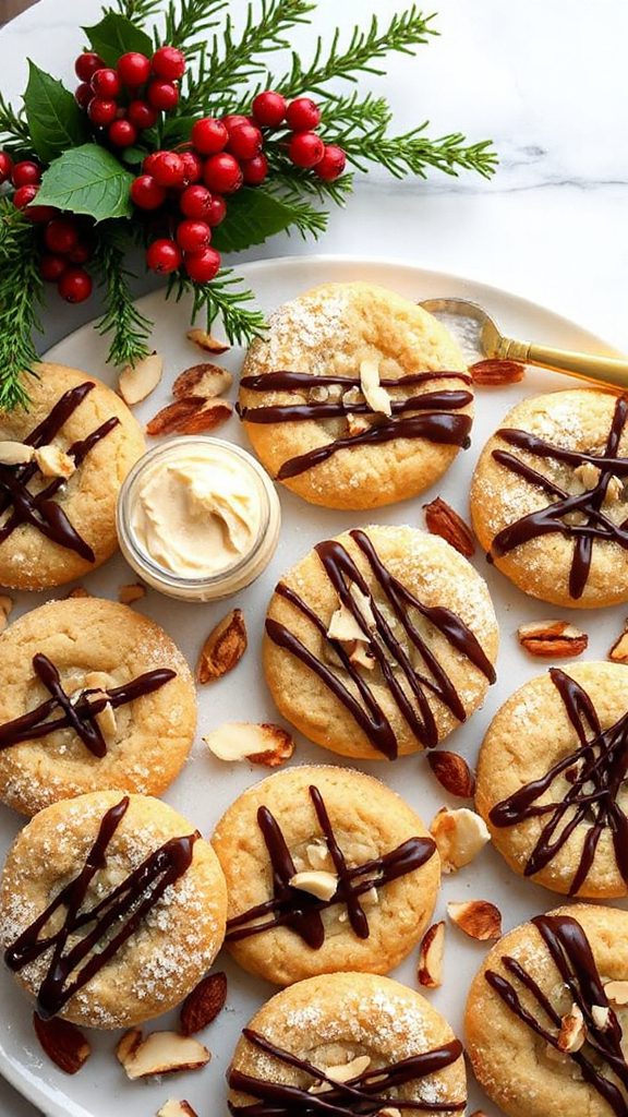nutty coconut chocolate cookies