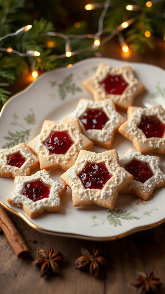 nutty raspberry sandwich cookies