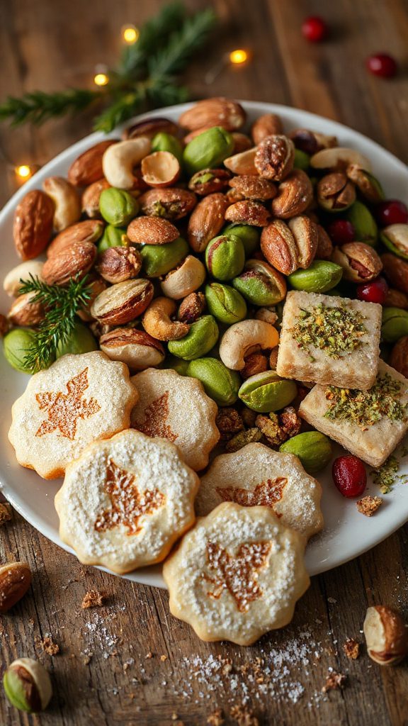 nutty savory shortbread cookies